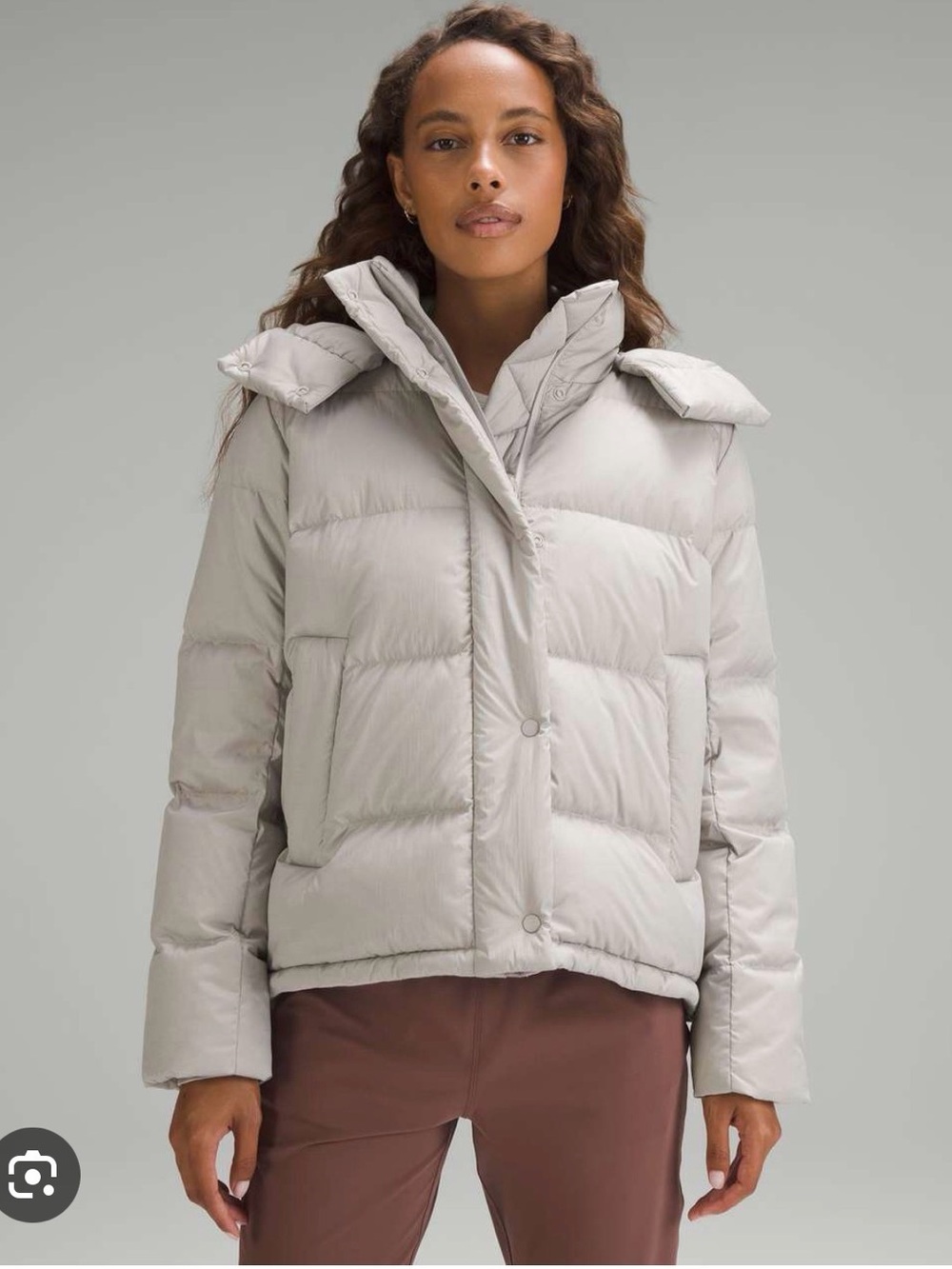 NWOT lululemon wunderpuff heather natural ivory size 4